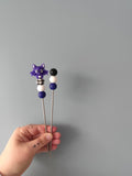 Lila Fledermaus Amigurumisticks