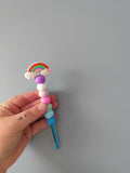 Regenbogen Häkelnadel