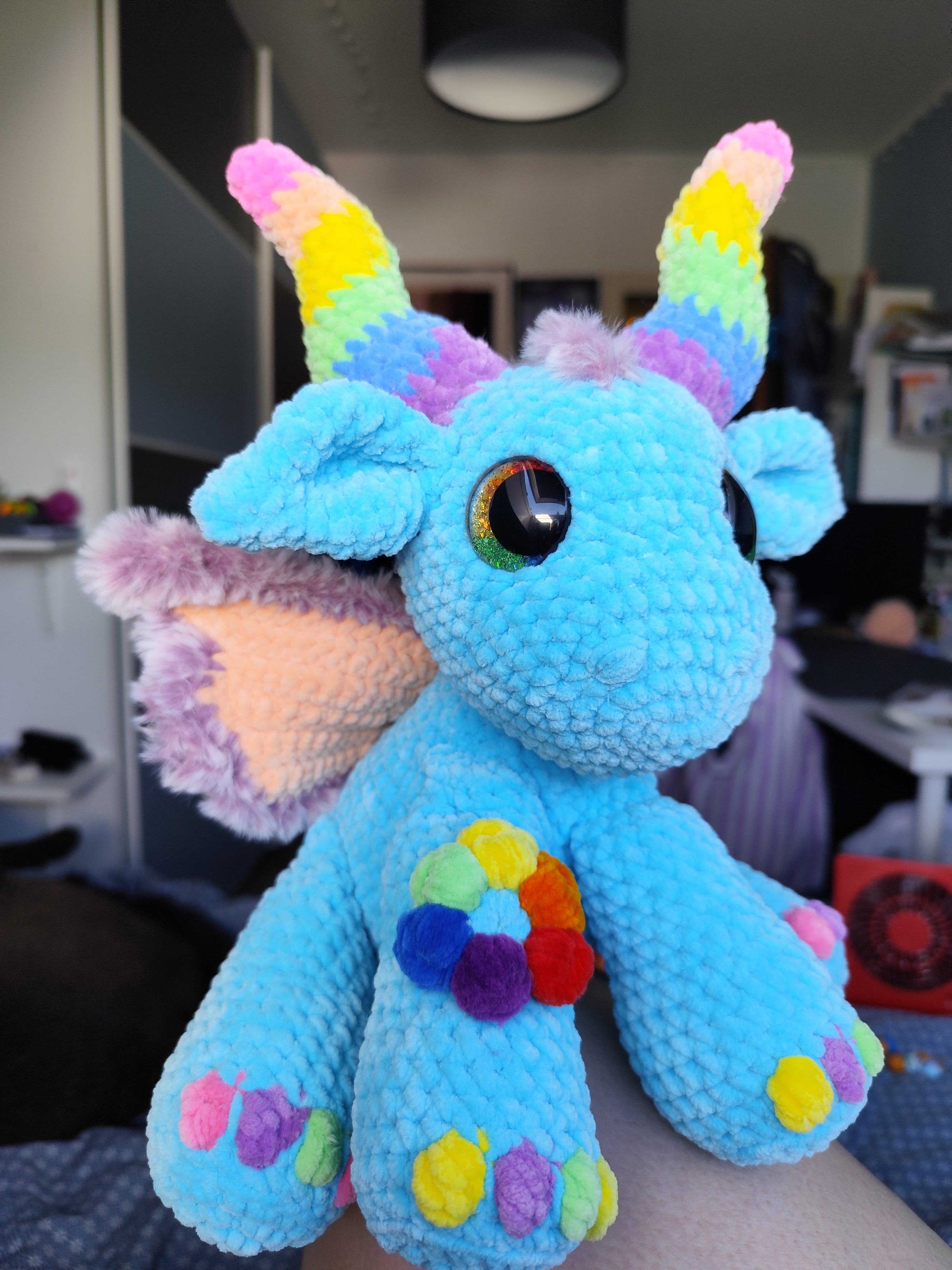 Rainbow der große Pride Drache (Sofortkauf)