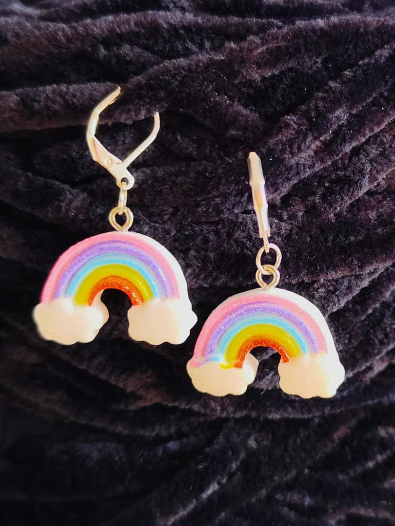 Glitzer Regenbogen Maschenmarkierer