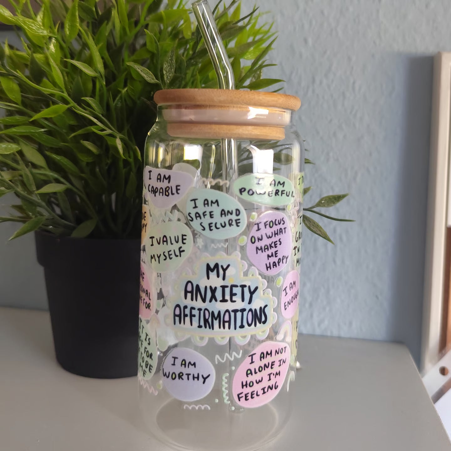 Anxiety Affirmations Cup