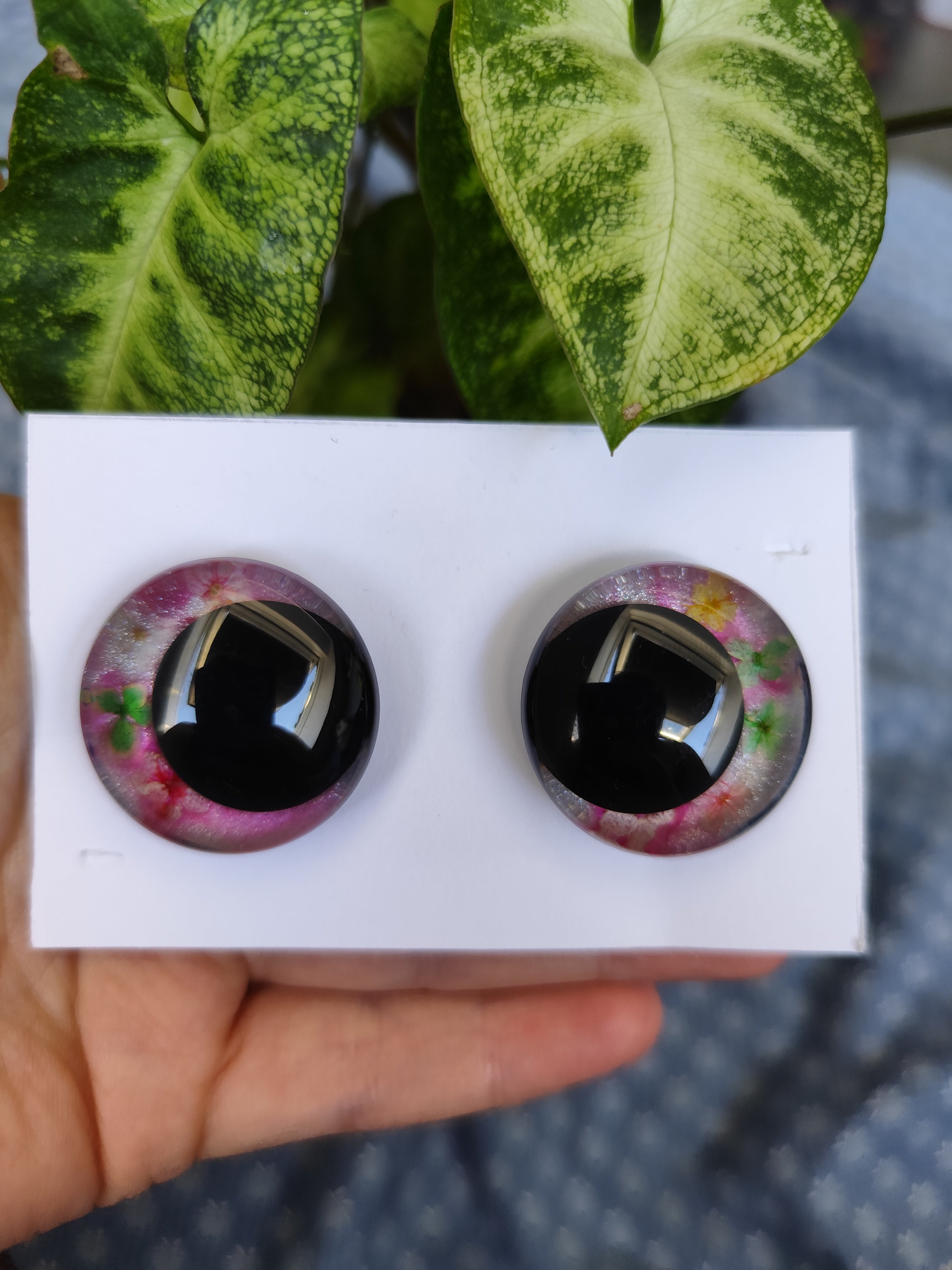 30mm Flower Love colourful